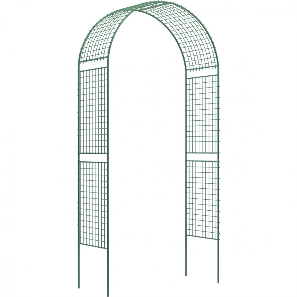Фото Арка садовая разборная «Сетка широкая» 2,5 х 0,5 х 1,2 м Россия