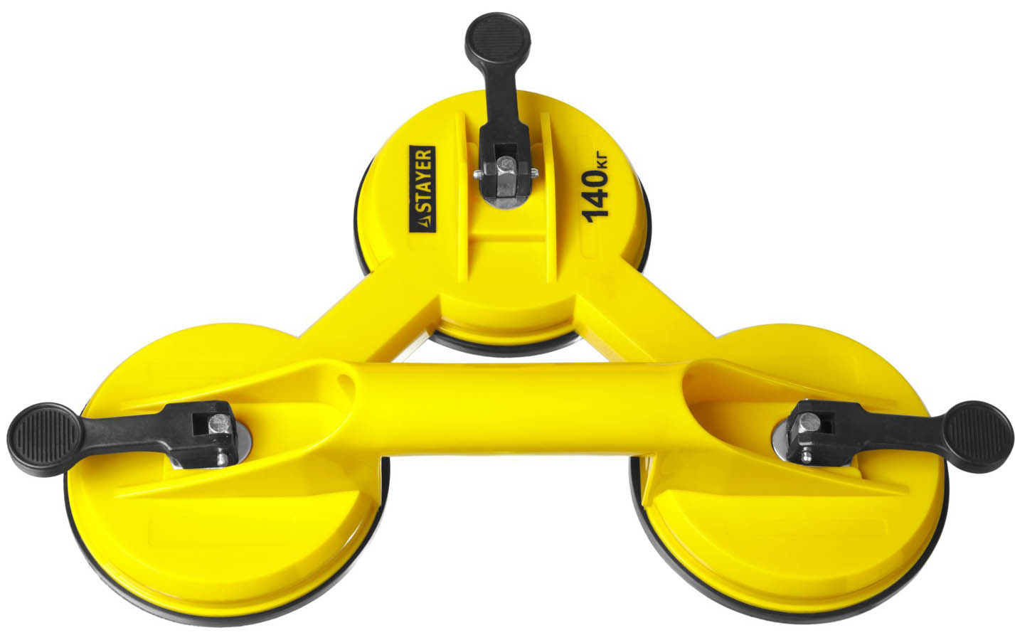 Фото Стеклодомкрат STAYER 140 кг, пластмассовый, тройной, 33718-3