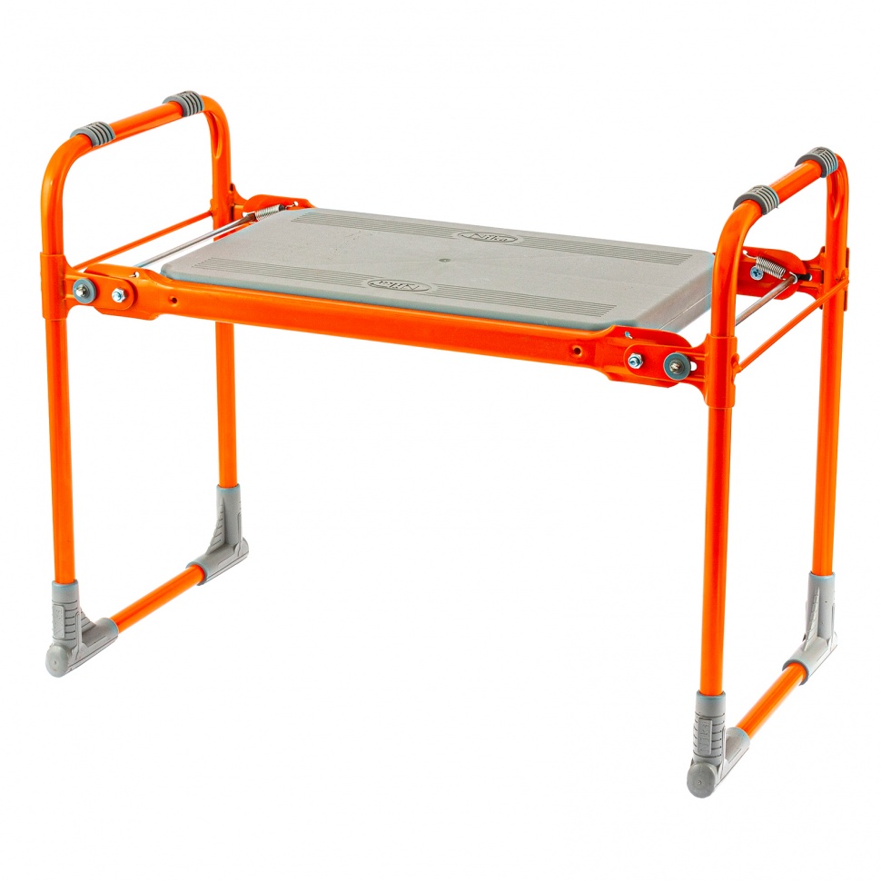 Фото Скамейка садовая Nika, оранжевая, Россия