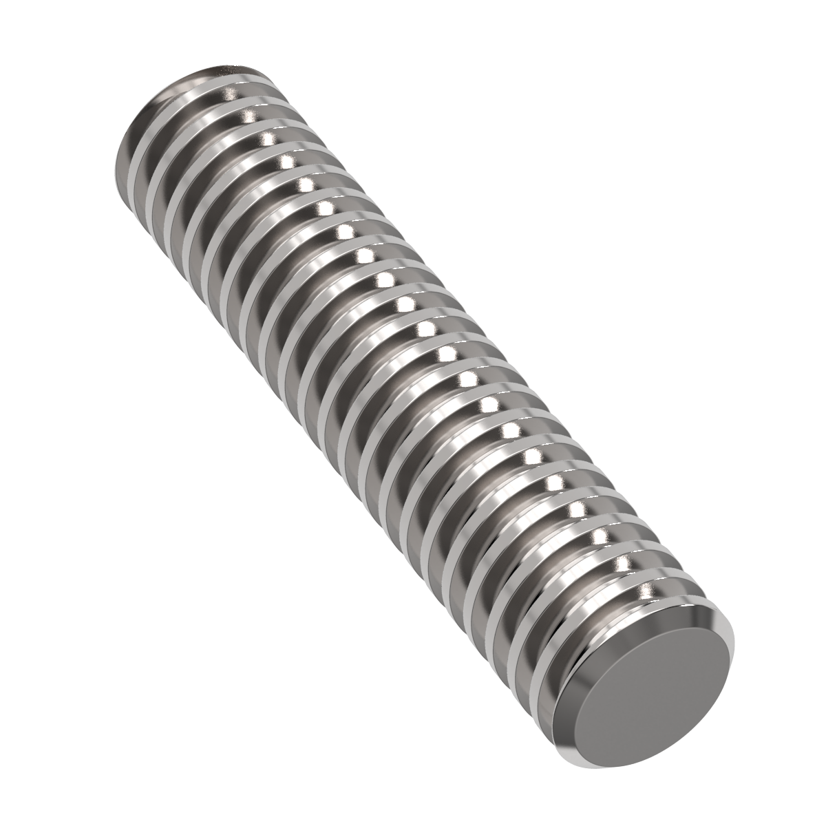 Фото Винт трапецеидальный d=10 мм, шаг резьбы 2 мм, L=200 см, TR 10-2-D TECHNIX