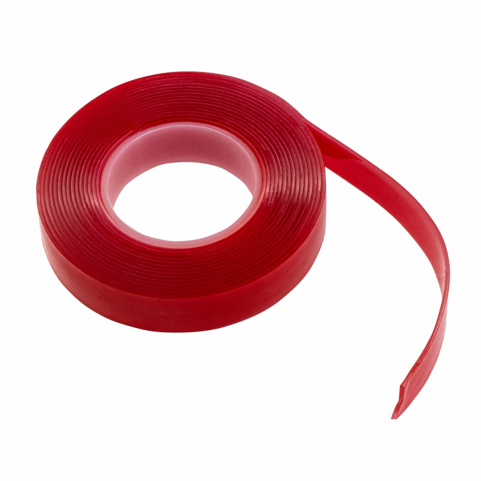 Фото Двусторонняя клейкая лента из вспененного акрила, прозрачная, 15 мм x 3 м Matrix