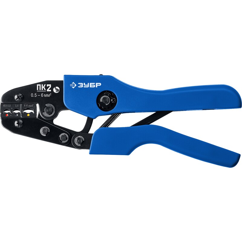 Пресс-клещи для изолированных наконечников ПК-2 серия «ПРОФЕССИОНАЛ» Зубр 454562
