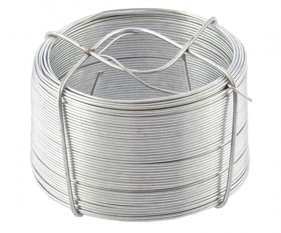 Фото Проволока стальная, оцинкованная 0,9 мм, длина 50 м Сибртех