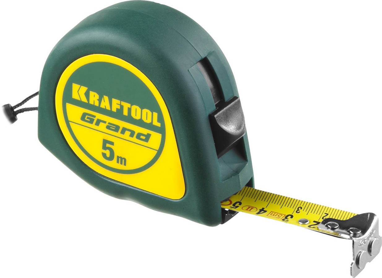 Рулетка KRAFTOOL GRAND 34022-05-19 5 м х 19 мм