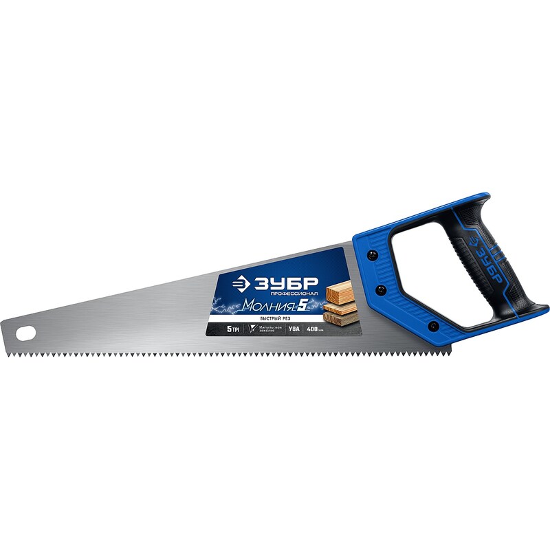 Фото Ножовка по дереву "МОЛНИЯ-5" ЗУБР 15075-40_z02 серия МАСТЕР