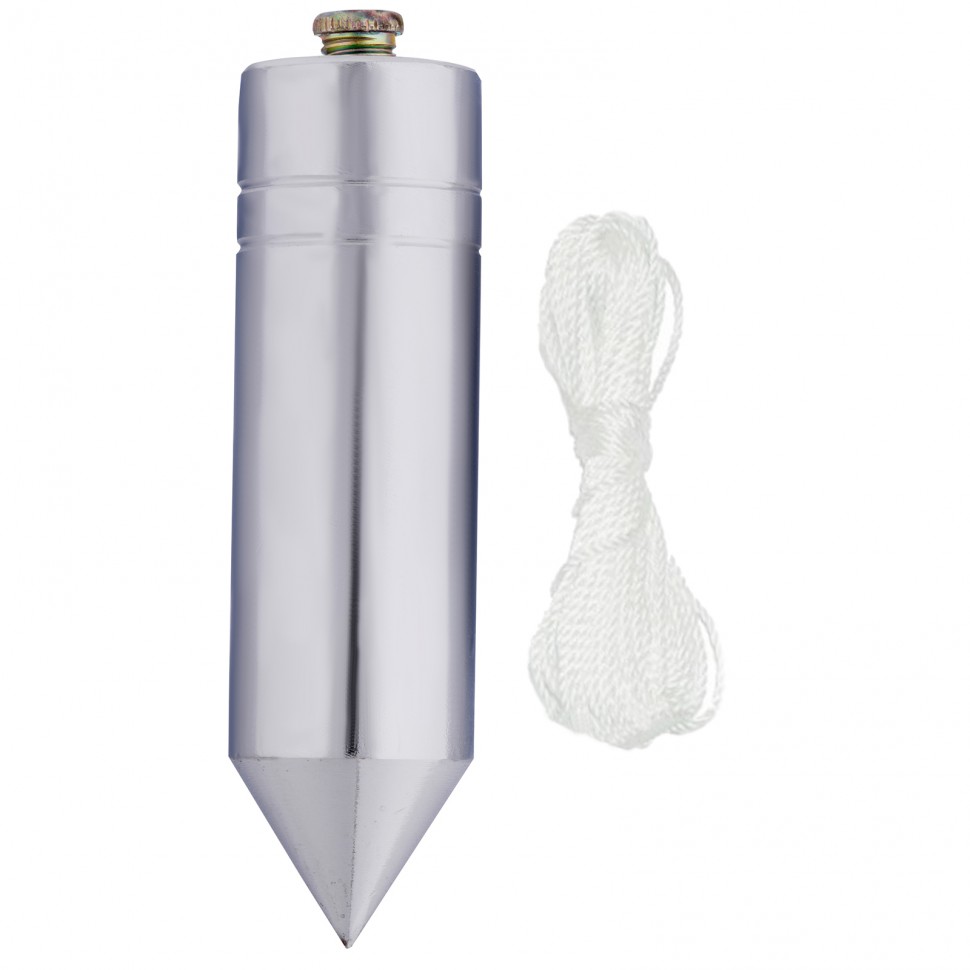 Фото Отвес цилиндрический, 500 г, шнур 5 м Matrix