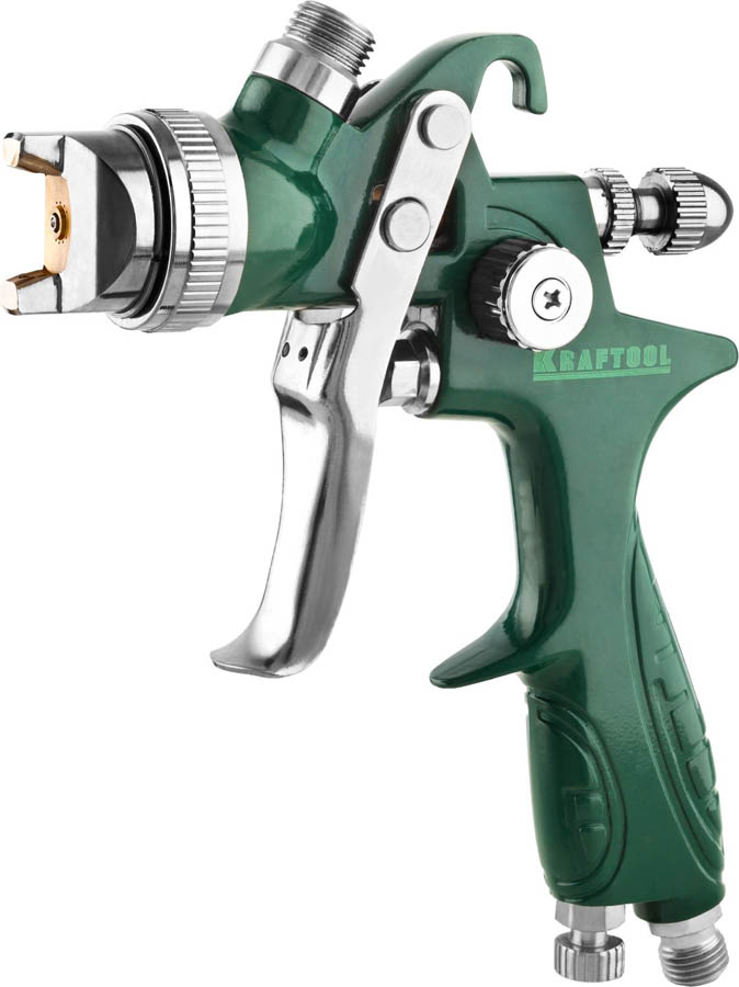 Фото Краскопульт пневматический с верхним бачком KRAFTOOL сопло 1,7 мм, AIRKRAFT 06522-1.7 Pro