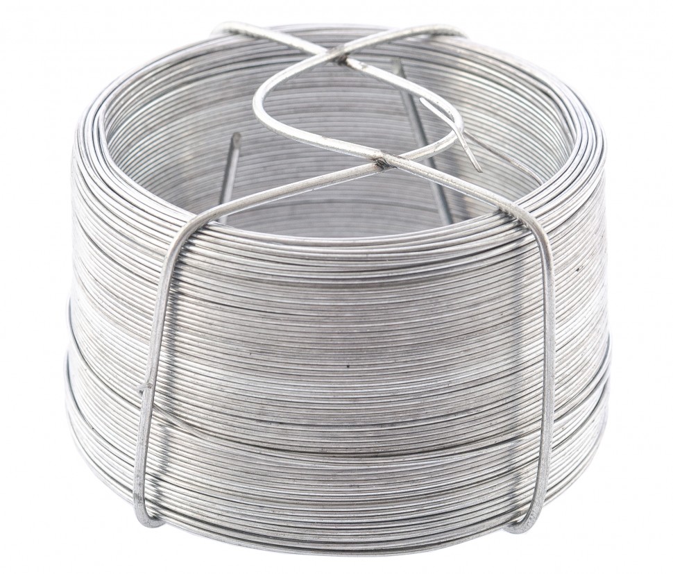 Фото Проволока стальная, оцинкованная 0,7 мм, длина 75 м Сибртех