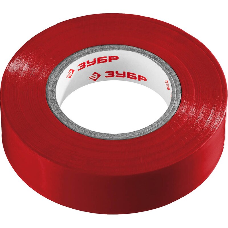 Изолента, ПВХ, не поддерживающая горение, 6000 В, 19мм х 20м Зубр 1234-3