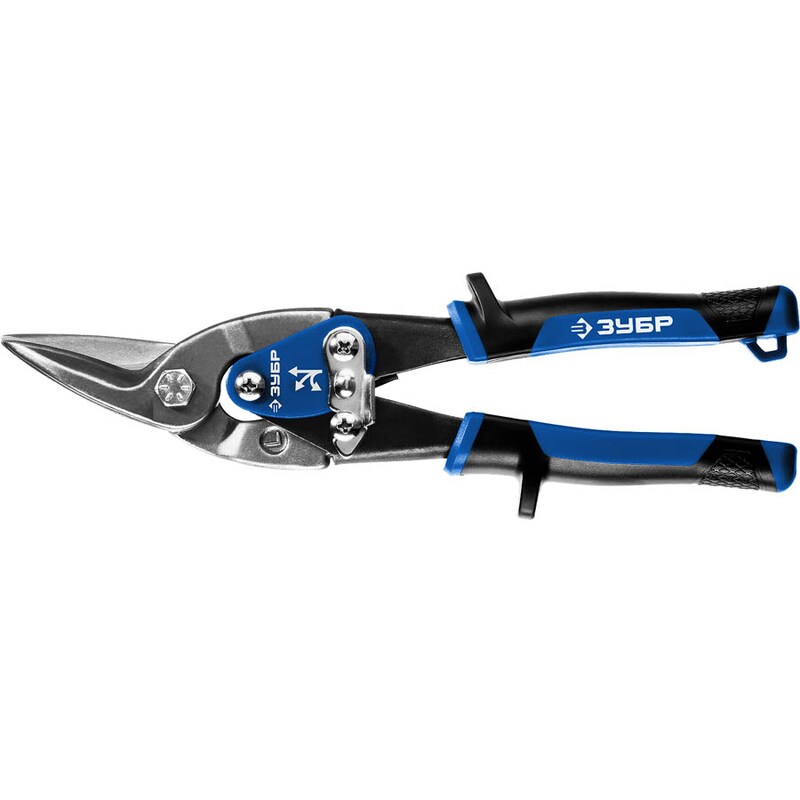 Фото Ножницы по металлу двухрычажные "КАТРАН", серия «ПРОФЕССИОНАЛ» Зубр 23130-L