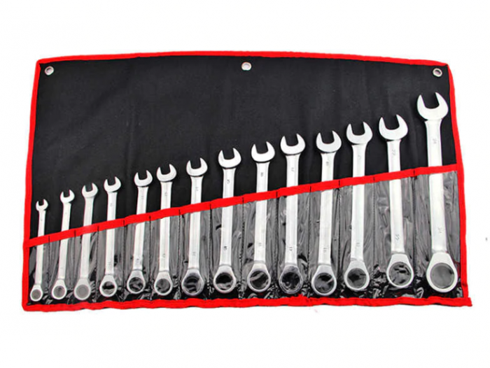 Набор ключей комбинированных 8-30мм (14шт) CrV