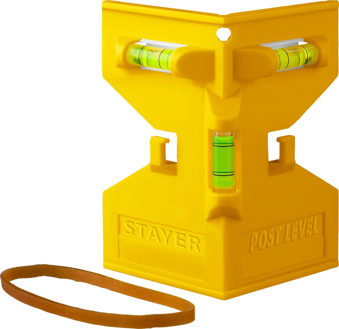 Фото Уровень-угольник магнитный STAYER, POST-LEVEL 3456_z02 Master