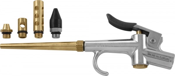 Фото Пистолет продувочный с насадками, 5 предметов, Jonnesway