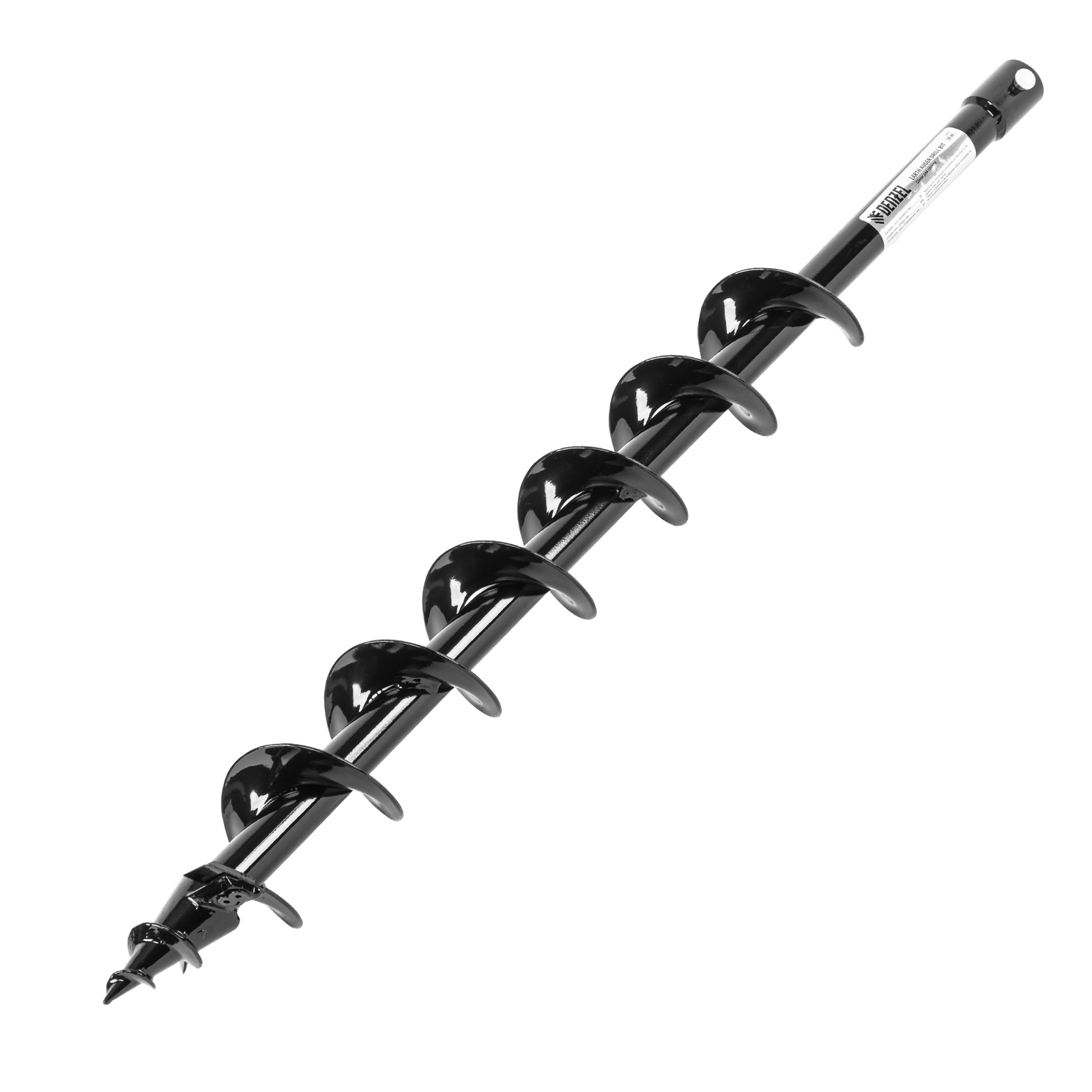 Фото Шнек для грунта ER-80, диаметр 80 мм, длина 800 мм,соединение 20 мм, съемный нож Denzel