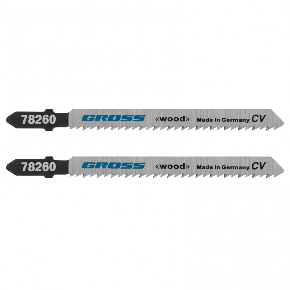 Полотна для электролобзика по дереву, 2 шт, ( 3101-T101B ) Gross