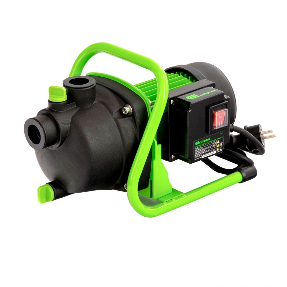 Фото Садовый поверхностный насос СПН650-П, 650 Вт, напор 37 м, 3200 л/ч, пластик Сибртех