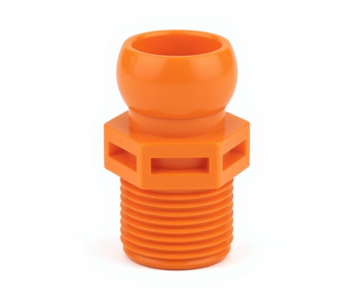 Фото Соединитель NPT с внешней резьбой СОЖ 1/2" - 3/8 STV