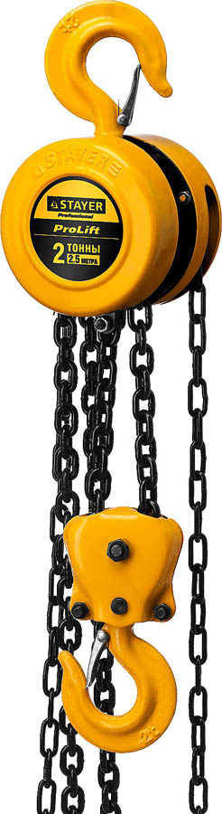 Фото Таль ручная цепная шестеренная STAYER ProLift 4308-2_z01 2 т, 2,5 м, 