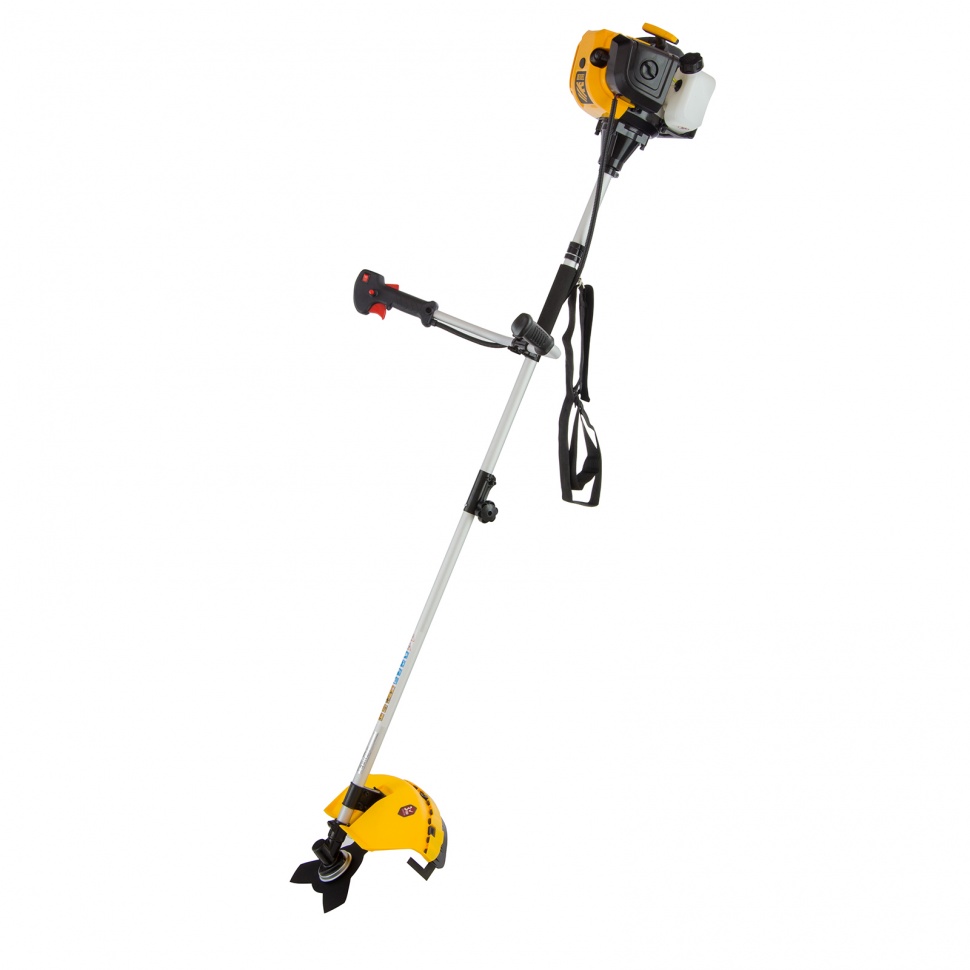 Триммер бензиновый DT 52S, 52 см3, 3 л. с, разъемная штанга, из 2 частей Denzel