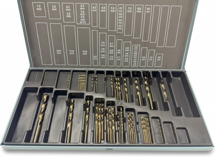 Фото Набор сверл по металлу 1,0-12,0 (43шт.) Р6М5К5 Sekira