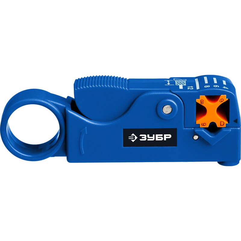 Съемник изоляции коаксиальных кабелей, тип «COAX» ЗУБР 22657 серия «ПРОФЕССИОНАЛ»