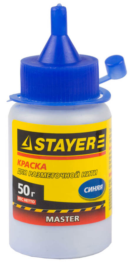 Фото Краска для малярных шнуров STAYER 50 гр., цвет синяя, 0640-1_z01