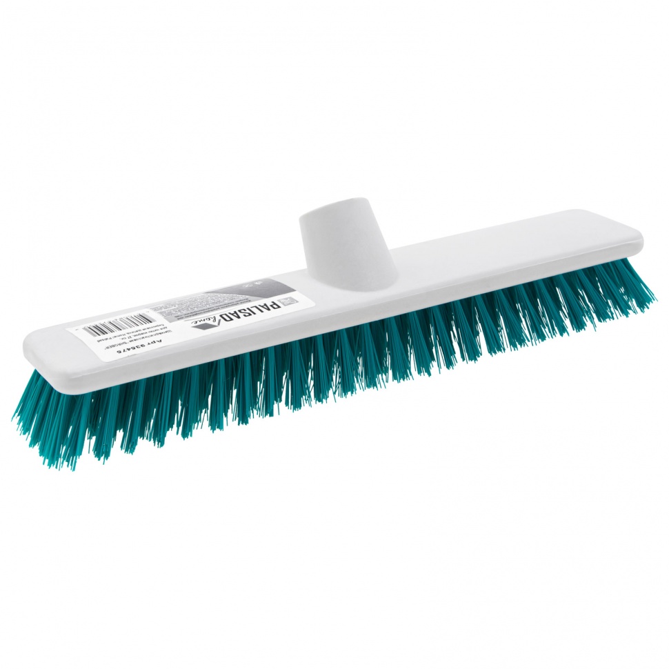Фото Щетка пластмассовая для чистки ковров, 27 cм, бирюзовая щетина, Home Palisad
