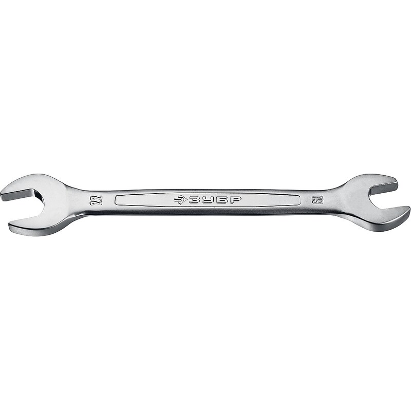 Фото Рожковый гаечный ключ 19 x 22 мм Зубр 27010-19-22_z01