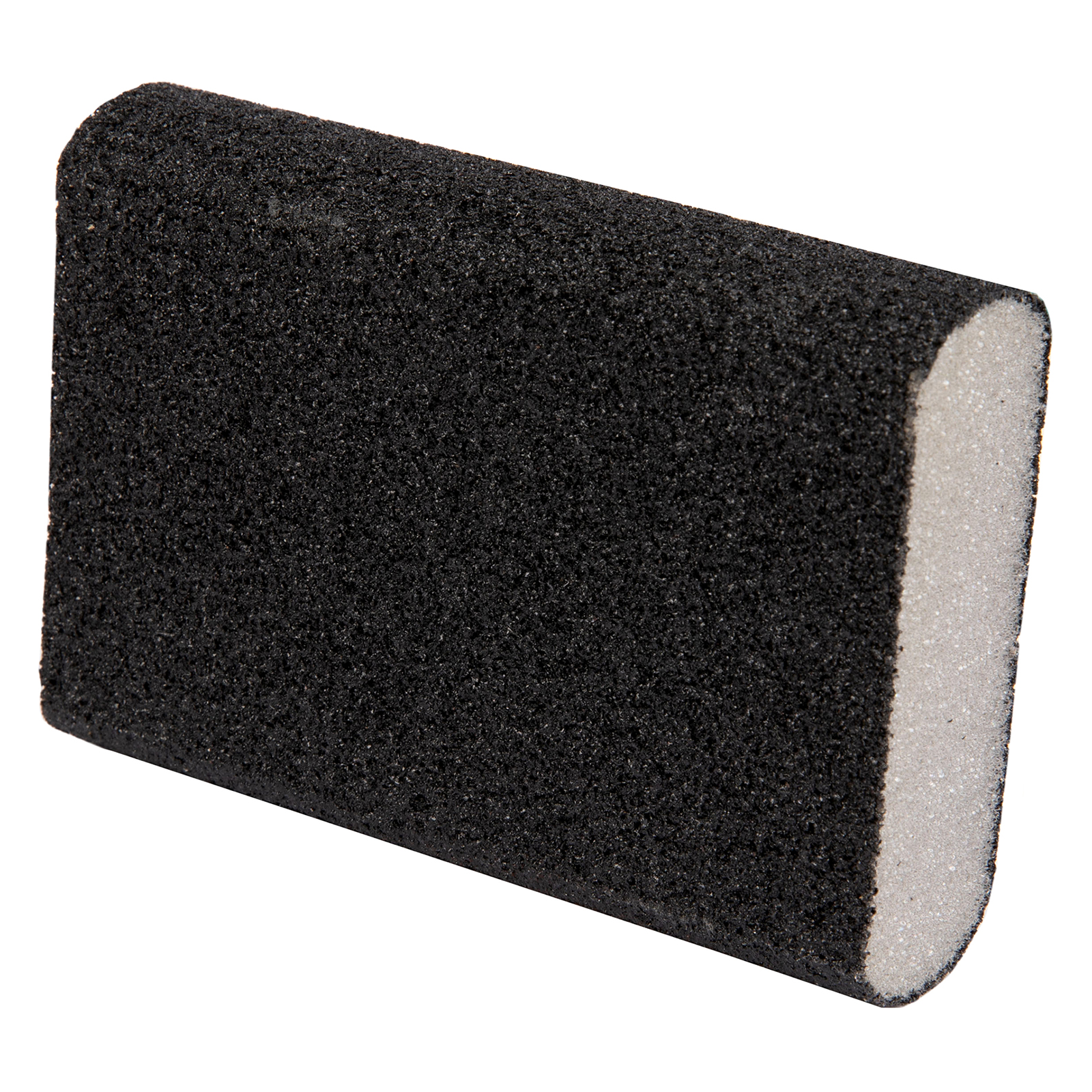 Фото Губка для шлифования, 100 х 70 х 25 мм, овал, Средняя жесткость, P 60 Сибртех