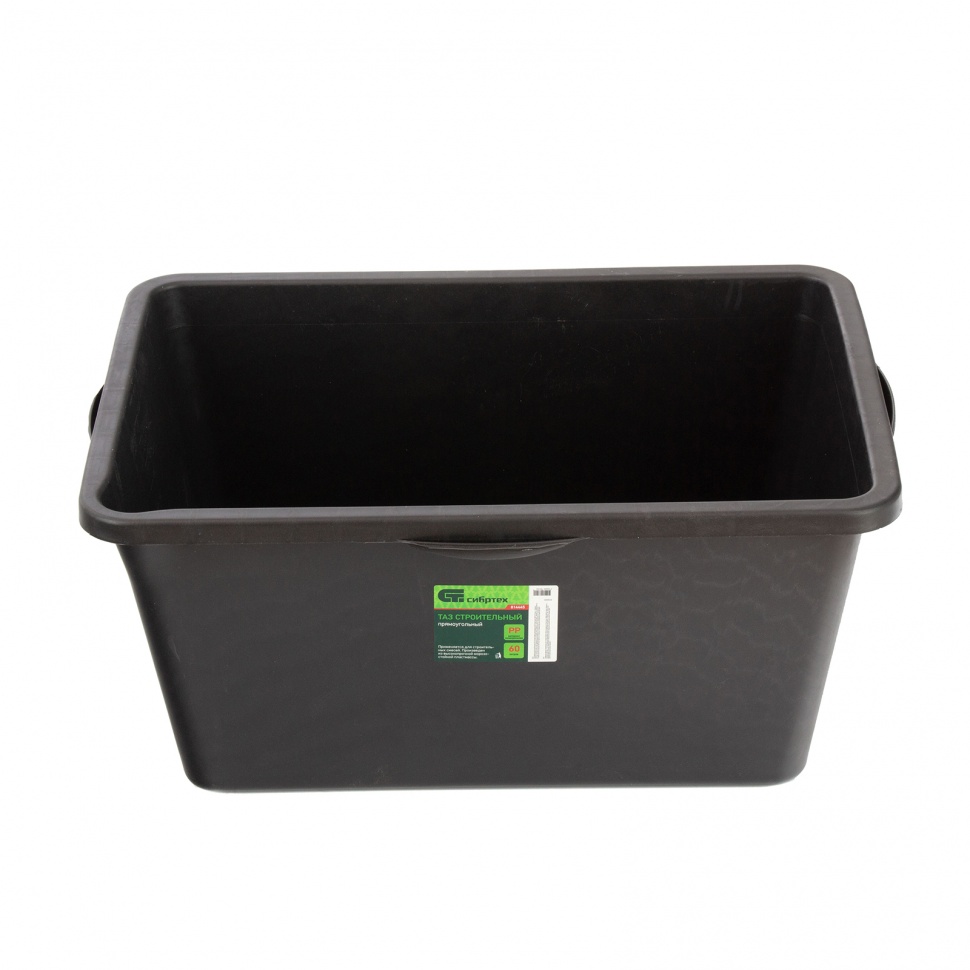 Фото Таз прямоугольный строительный, 60 л Россия Сибртех