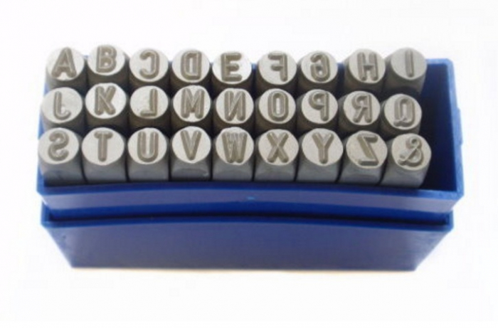 Фото Клеймо буквенное 5мм сталь латиница (A-Z)