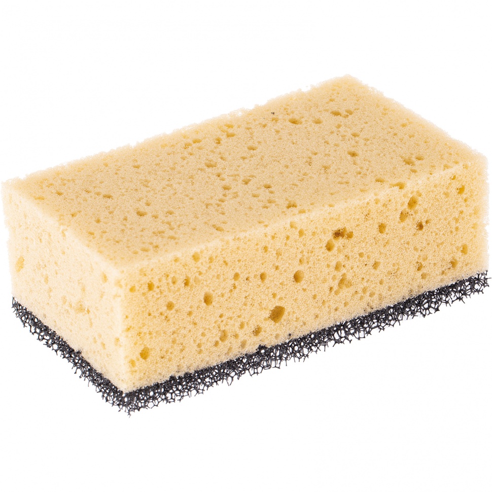 Фото Губка крупнопористая комб. для удаления эпоксидной затирки 160х95х60 мм, Россия Сибртех