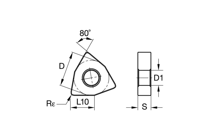 WNMG080404 MQ LF6018W токарная пластина Deskar