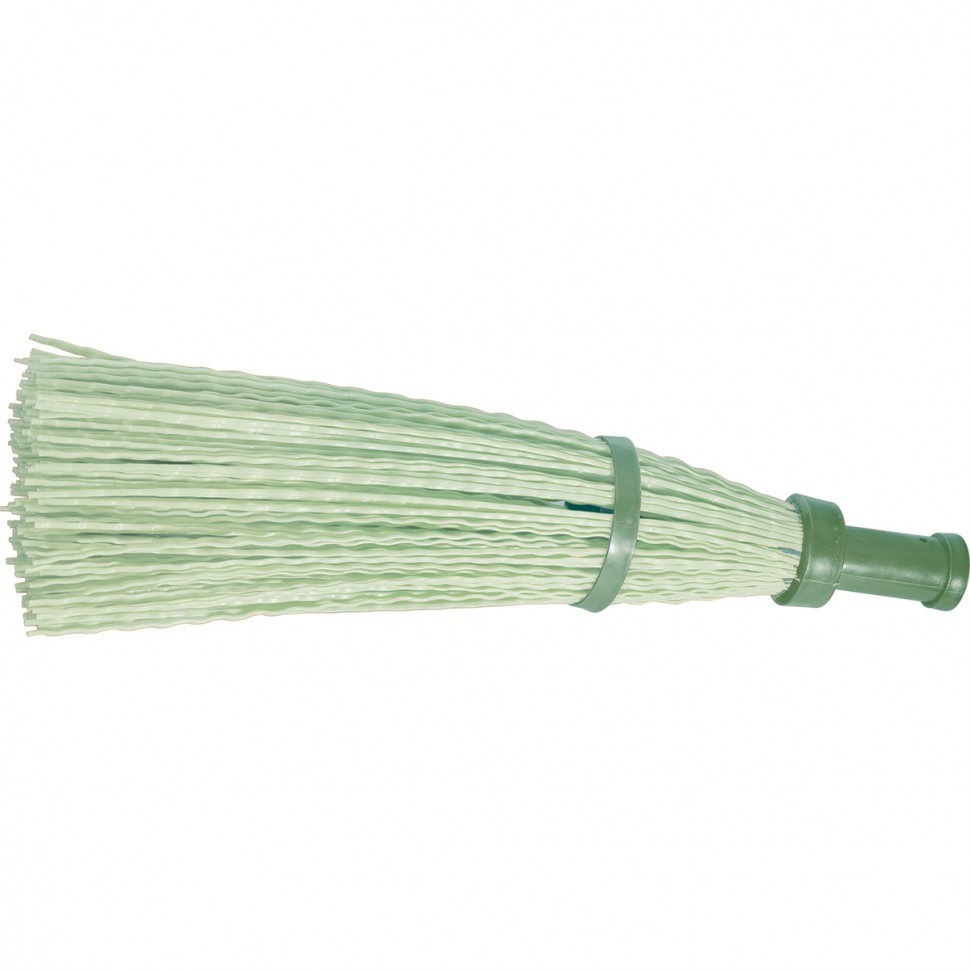 Метла полипропиленовая, 140 x 310 мм, круглая, с фиксирующим ободом, Россия Сибртеx