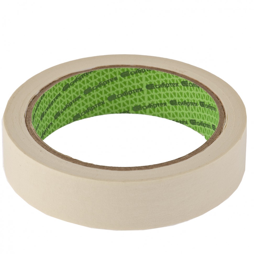 Фото Лента малярная, 25 мм х 40 м, на бумажной основе Сибртех