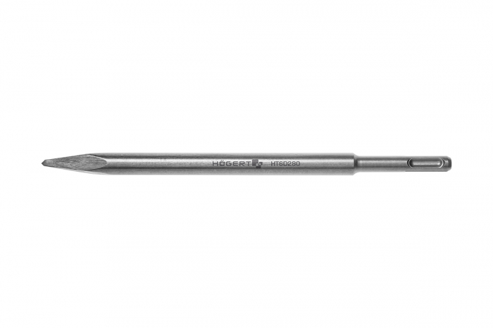 Фото Зубило пикообразное SDS+, 4 x 14 x 250 мм HOEGERT