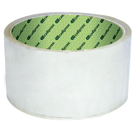 Фото Клейкая лента, 48 мм х 40 м, прозрачный Сибртех