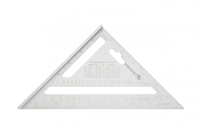 Угольник разметочный алюминиевый 185 мм HOEGERT