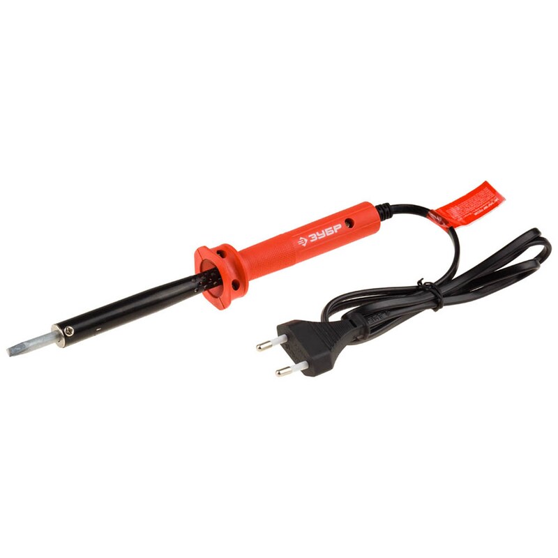 Фото Электропаяльник с пластмассовой рукояткой, серия МАСТЕР Зубр 5540060