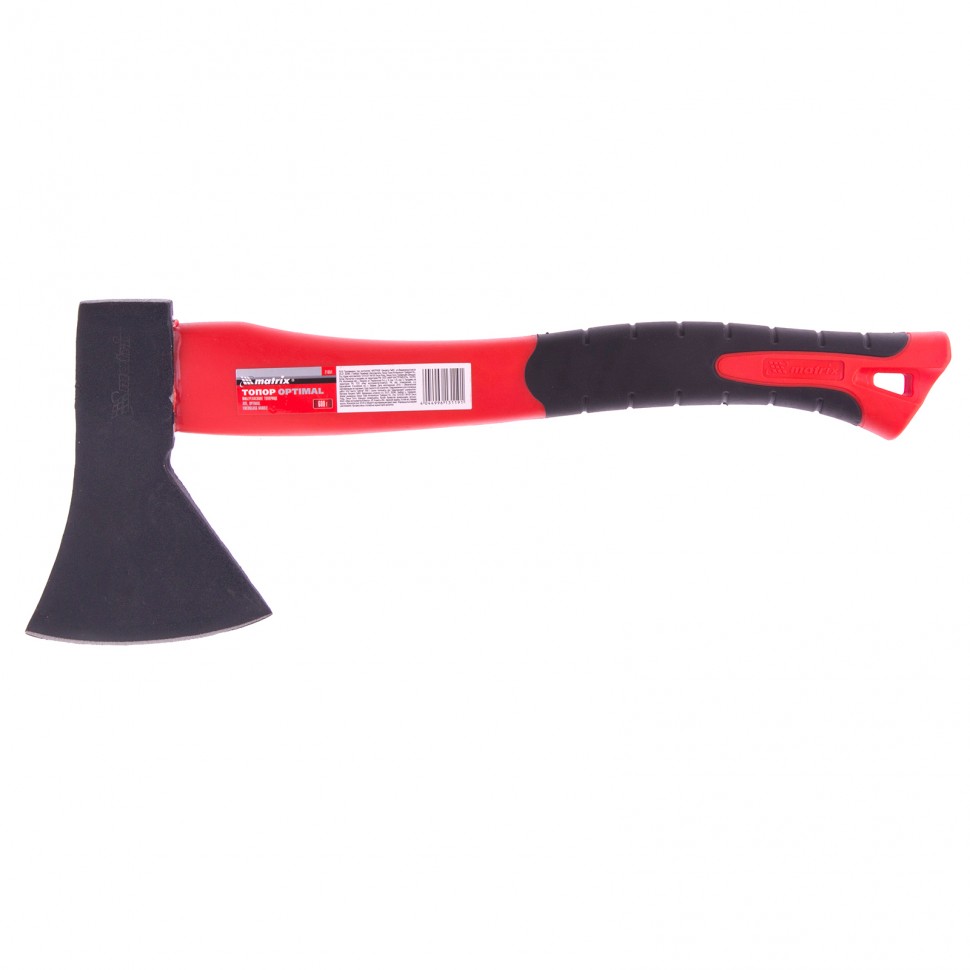 Фото Топор optimal, 600 г, фибергласовое топорище Matrix