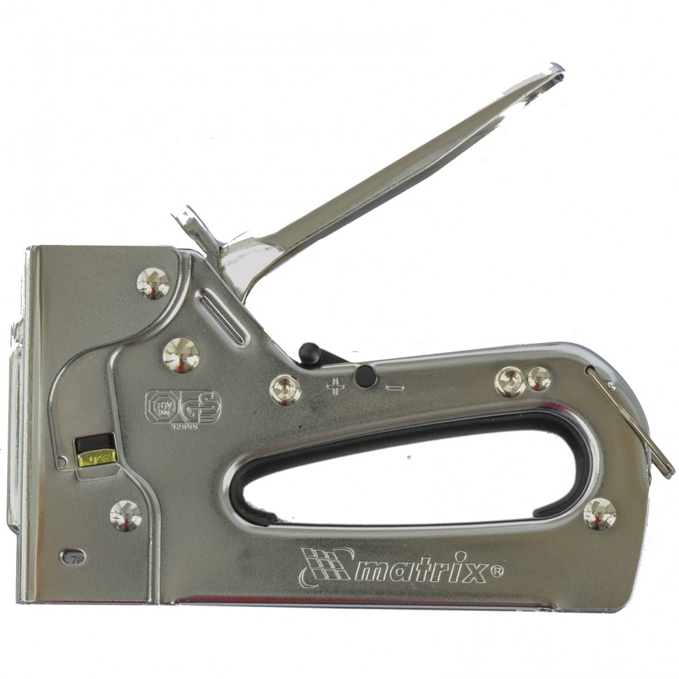 Фото Степлер мебельный мет. регулируемый, тип скобы 53, 6-14 мм Matrix Professional