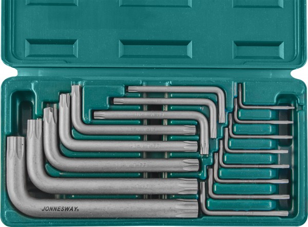 Фото Набор ключей торцевых TORX® Т6-70, 16 предметов, Jonnesway