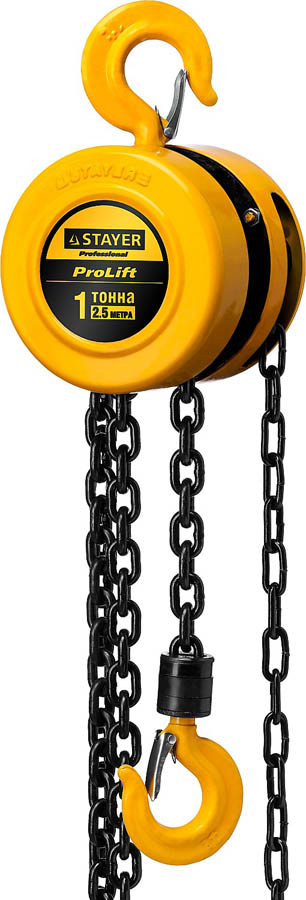 Фото Таль ручная цепная шестеренная STAYER 1 т, 2,5 м, ProLift 4308-1_z01