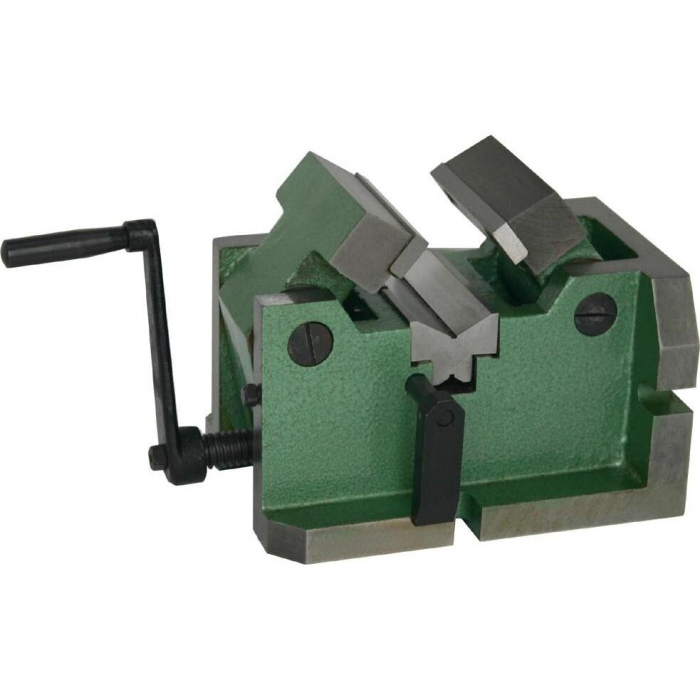 Фото Тиски станочные 100мм для цилиндрических деталей Q62100