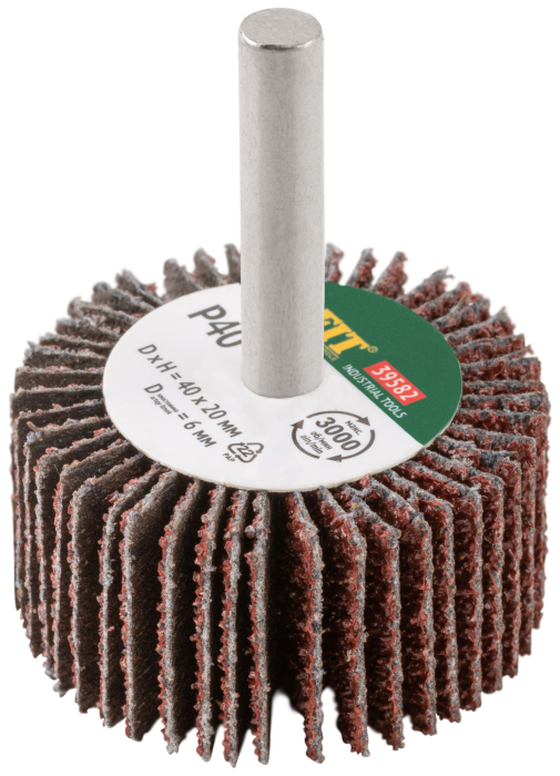 Фото Диск лепестковый для дрели радиальный 40х20х6 мм Р 40 FIT