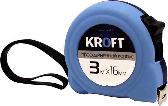 Фото Рулетка измерительная 3м х 16мм KROFT