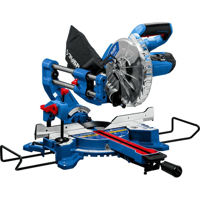 Фото ЗУБР 1800 Вт, 216х30 мм, пила торцовочная с протяжкой ППТ-216-П Профессионал