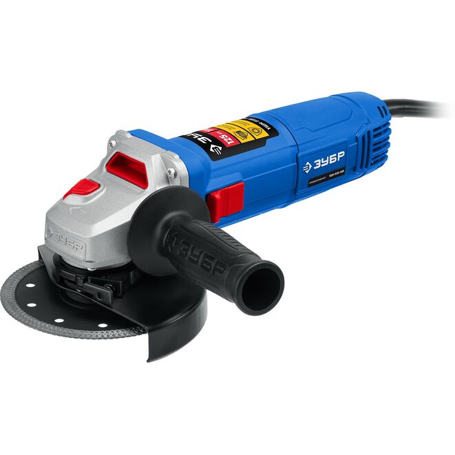 ЗУБР 1100 Вт, 125 мм, углошлифовальная машина (болгарка) УШМ-П125-1100 Профессионал