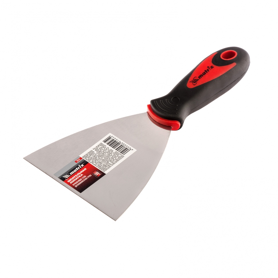 Шпательная лопатка из нерж. стали, 100 мм, двухкомпонентная ручка Matrix