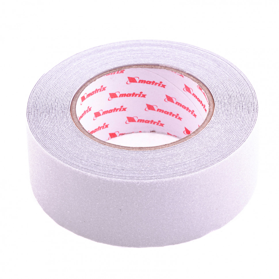 Фото Лента клейкая противоскользящая, прозрачная 50мм x 10 м Matrix